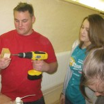 Montage der Arbeitsplatte